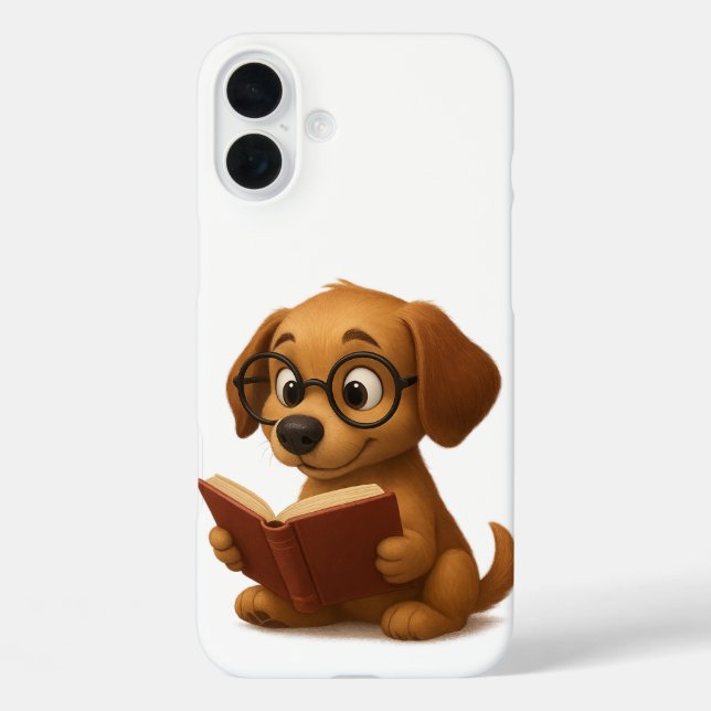 Der intelligente Hund aus der Zukunft iPhone 16 Plus Hülle (Rückseite)