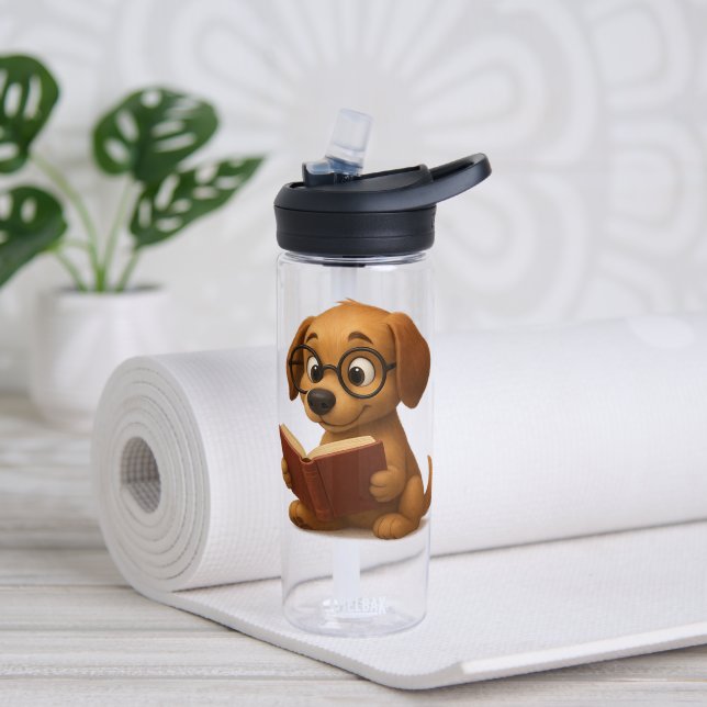 Der intelligente Hund aus der Zukunft Trinkflasche (Yoga (gedreht))
