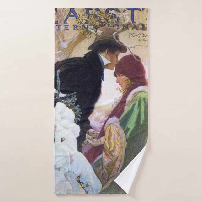 Der internationale Cover von Hearst, Alphonse Much Badehandtuch (Badehandtuch)