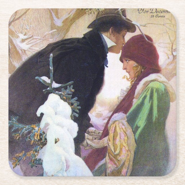 Der internationale Cover von Hearst, Alphonse Much Rechteckiger Pappuntersetzer (Vorderseite)