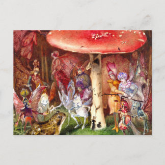 Der Intruder John Anster Fitzgerald Postkarte