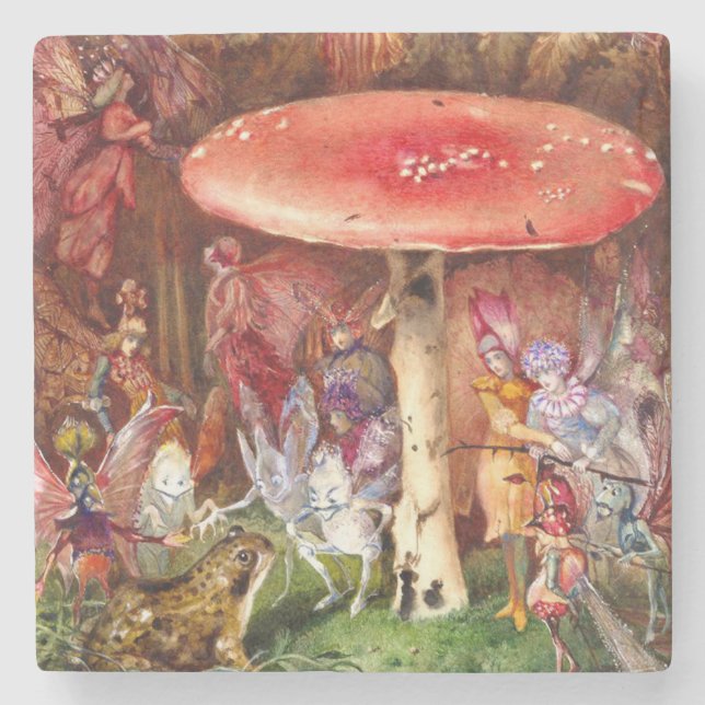 Der Intruder John Anster Fitzgerald Steinuntersetzer (Vorderseite)