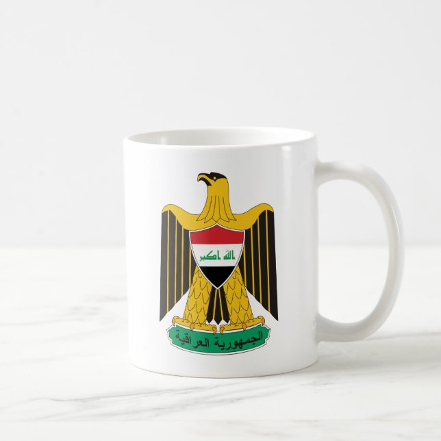 der Irak-Emblem Kaffeetasse (Rechts)