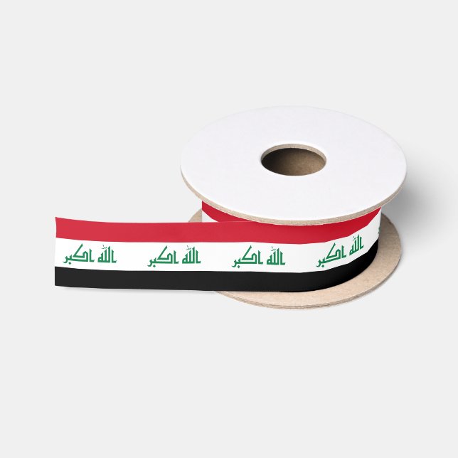 Der Irak-Flagge Satinband (Spule)