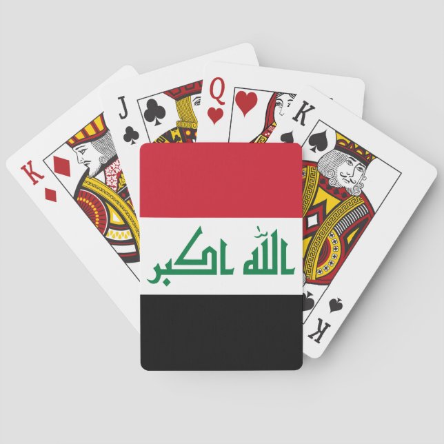 Der Irak-Flagge Spielkarten (Rückseite)