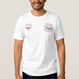 Der Irak-Kampagnen-Band u. FAHRERHAUS Besticktes T-Shirt