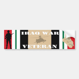 Der Irak-Kriegs-Veteranen-Autoaufkleber Autoaufkleber