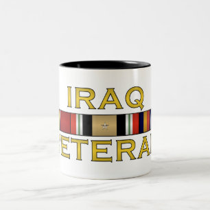 Der Irak-Tierarzt-Tasse Zweifarbige Tasse