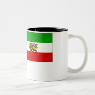 Der Iran-Flagge (1925-1979) Zweifarbige Tasse