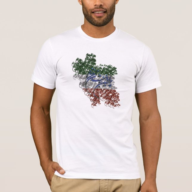 DER IRAN-FLAGGE T-Shirt (Vorderseite)