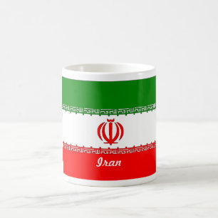 Der Iran-Flaggen-Tasse Kaffeetasse
