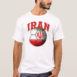 Der Iran-Fußball-Ball-T - Shirt