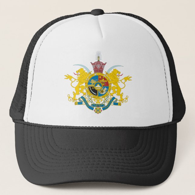 Der Iran-Wappen (Pahlavi-Dynastie 1925-1979) Truckerkappe (Vorderseite)