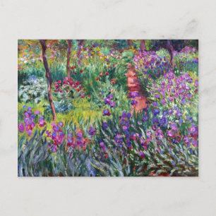 Der Iris-Garten in Giverny, Claude Monet Postkarte