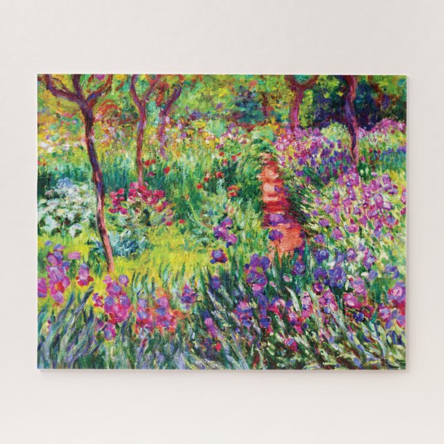 Der Iris-Garten in Giverny von Claude Monet (Horizontal)