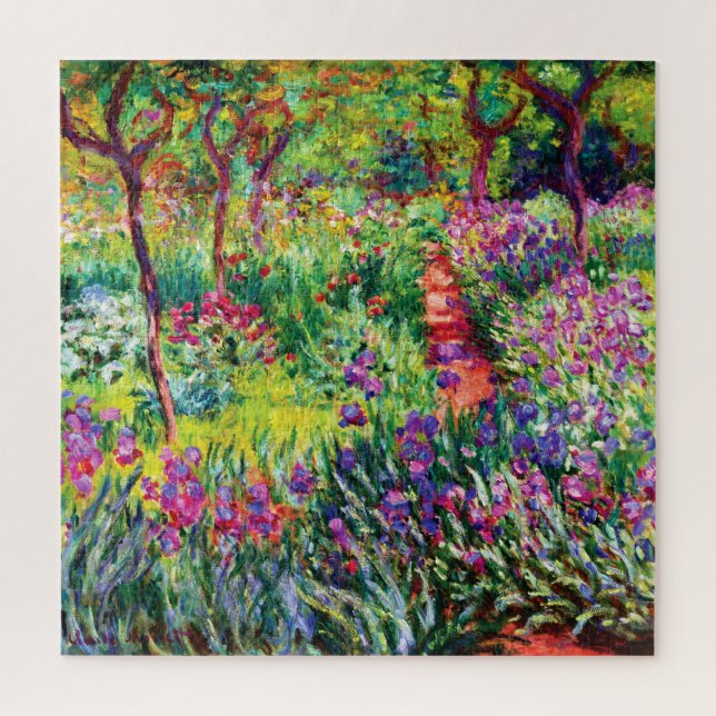 Der Iris-Garten in Giverny von Claude Monet (Vertikal)