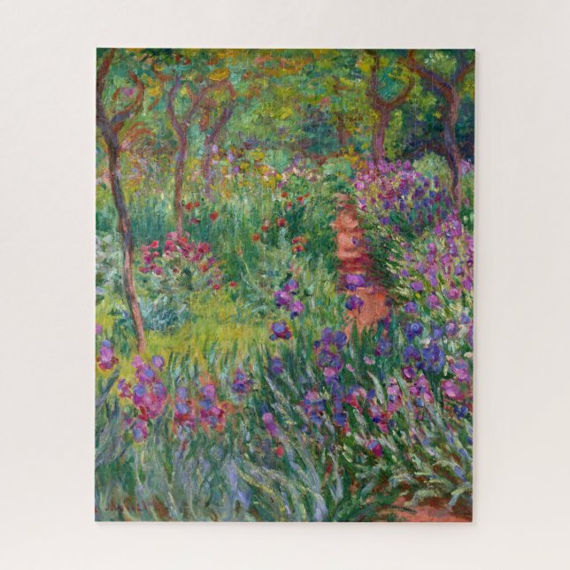 Der Iris-Garten in Giverny von Claude Monet (Vertikal)