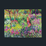 Der Iris-Garten in Giverny von Claude Monet Fußmatte<br><div class="desc">Besuchen Sie bitte meinen Laden für interessanteres Design und mehr Farbwahl => zazzle.com/iwheels*</div>