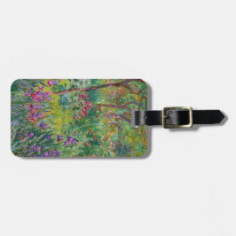 Der Iris-Garten in Giverny von Claude Monet Gepäckanhänger