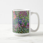 Der Iris-Garten in Giverny von Claude Monet Kaffeetasse<br><div class="desc">Der von Claude Monet gemalte Iris-Garten in Giverny. Circa 1900. Dieses Bild ist öffentlich zugänglich.</div>