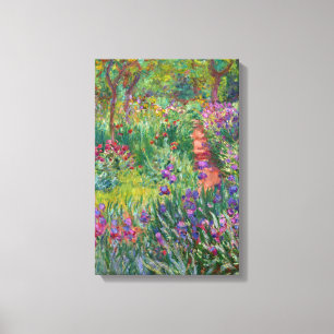 Der Iris-Garten in Giverny von Claude Monet Leinwanddruck