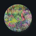 Der Iris-Garten in Giverny von Claude Monet Pappteller<br><div class="desc">Der Iris-Garten in Giverny von Claude Monet. 
Besuchen Sie bitte meinen Laden für interessanteres Design und mehr Farbwahl => zazzle.com/iwheels*</div>
