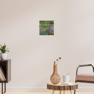 Der Iris-Garten in Giverny von Claude Monet Poster