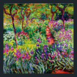 Der Iris-Garten in Giverny von Claude Monet Poster<br><div class="desc">Besuchen Sie bitte meinen Laden für interessanteres Design und mehr Farbwahl => zazzle.com/iwheels*</div>
