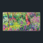 Der Iris-Garten in Giverny von Claude Monet Schreibtischunterlage<br><div class="desc">Bitte besuchen Sie mein Geschäft für mehr interessantes Design und mehr Farbwahl. => zazzle.com/iwheels*</div>