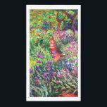 Der Iris-Garten in Giverny von Claude Monet Serviette<br><div class="desc">Bitte besuchen Sie mein Geschäft für mehr interessantes Design und mehr Farbwahl. => zazzle.com/iwheels*</div>