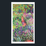 Der Iris-Garten in Giverny von Claude Monet Serviette<br><div class="desc">Bitte besuchen Sie mein Geschäft für mehr interessantes Design und mehr Farbwahl. => zazzle.com/iwheels*</div>
