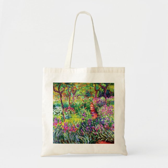 Der Iris-Garten in Giverny von Claude Monet Tasche (Vorne)
