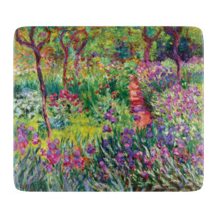Der Iris-Garten von Claude Monet Schneidebrett
