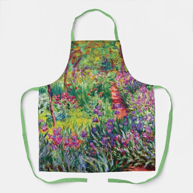 Der Iris-Garten von Claude Monet   Schürze (Vorderseite)
