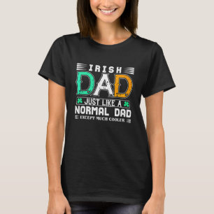Der irische Vater ist wie ein normaler Vater, mit T-Shirt