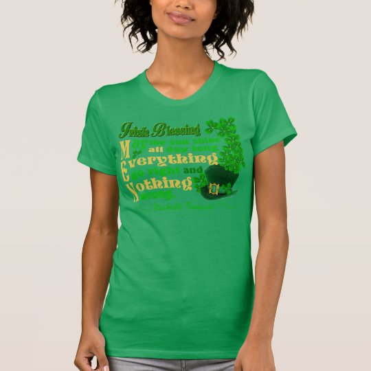 Der irischen die grünen T - Shirts Segen-Frauen