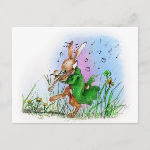 DER IRISH HARE POSTKARTE