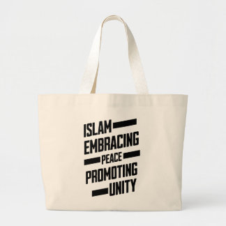 Der Islam, der Frieden fördert Einheit Jumbo Stoffbeutel