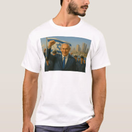 Der israelische Führer feiert mit der Crew der Mar T-Shirt