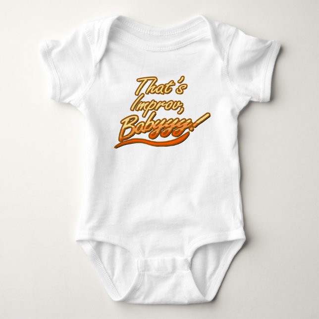 Der ist Improv Baby-einteiliger Bodysuit Baby Strampler (Vorderseite)