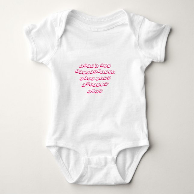 der ist nicht Schmetterlinge dieser Ihr smellin Baby Strampler (Vorderseite)
