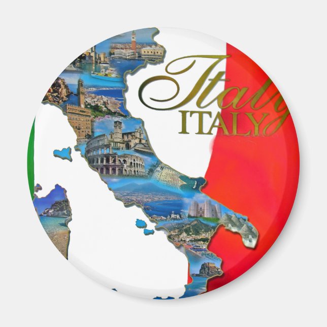 Der italienische "Boot" Magnet (Vorne)