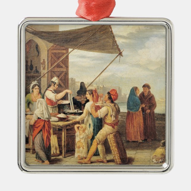 Der italienische Markt Ornament Aus Metall (Vorne)