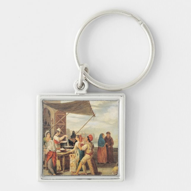 Der italienische Markt Schlüsselanhänger (Vorne)