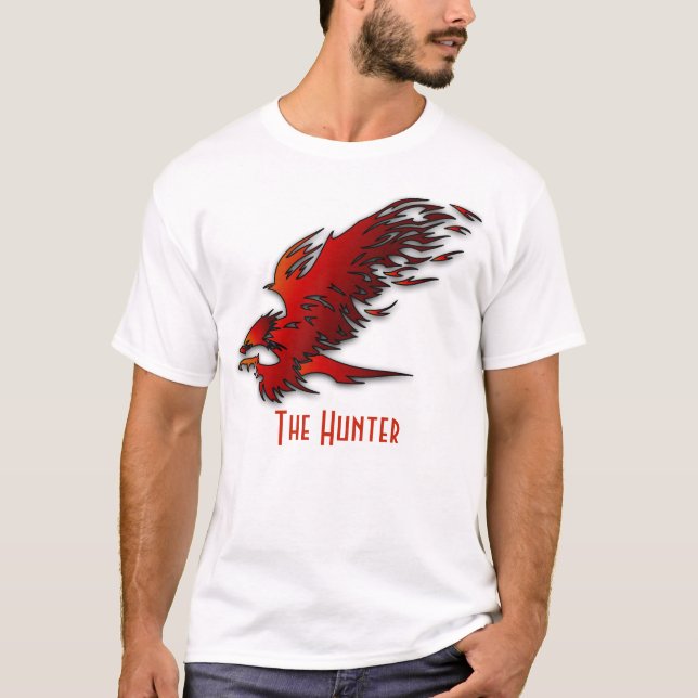 Der Jäger Eagle entwirft Men's Basic-T - Shirt (Vorderseite)