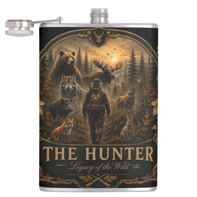 Der Jäger, In die wilde Stille  Flachmann (Geöffnet)
