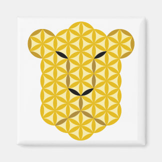Der Jaguar des Lebens - heilige Tiere. Magnet
