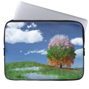 Der Jahreszeiten-Baum-Laptop-Schutz Laptopschutzhülle