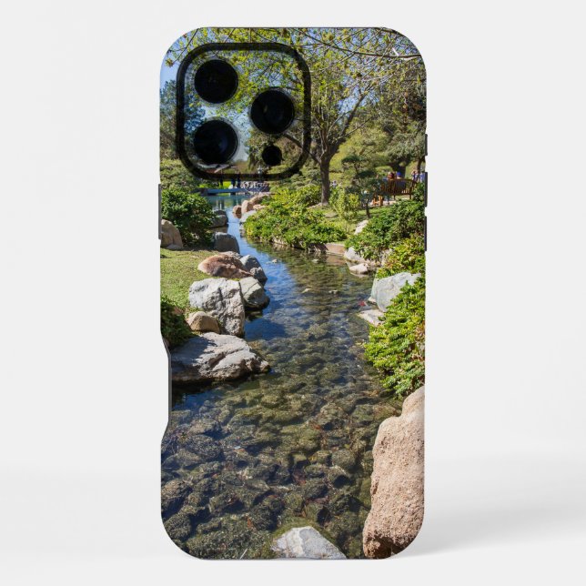 Der japanische Freundschaftsgarten iPhone 16 Pro Max Hülle (Rückseite)