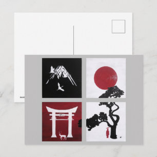 Der japanische Geist Gemälde von Alfred Fox Postkarte